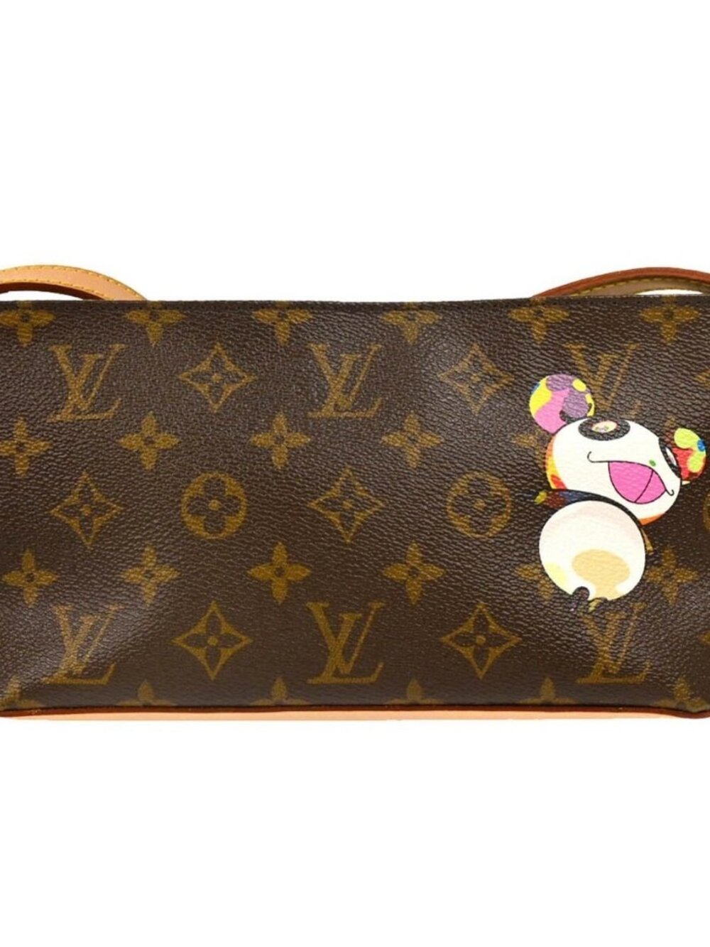 Louis Vuitton Monogram Panda Trotteur Shoulder Bag M51241 AR0094 185189 - Picture 9 of 16